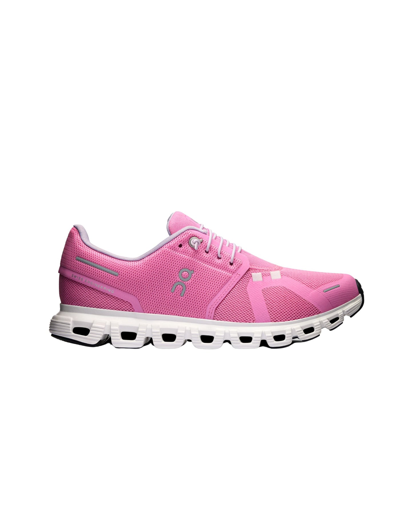 On Women's Cloud 6 - Raspberry / White