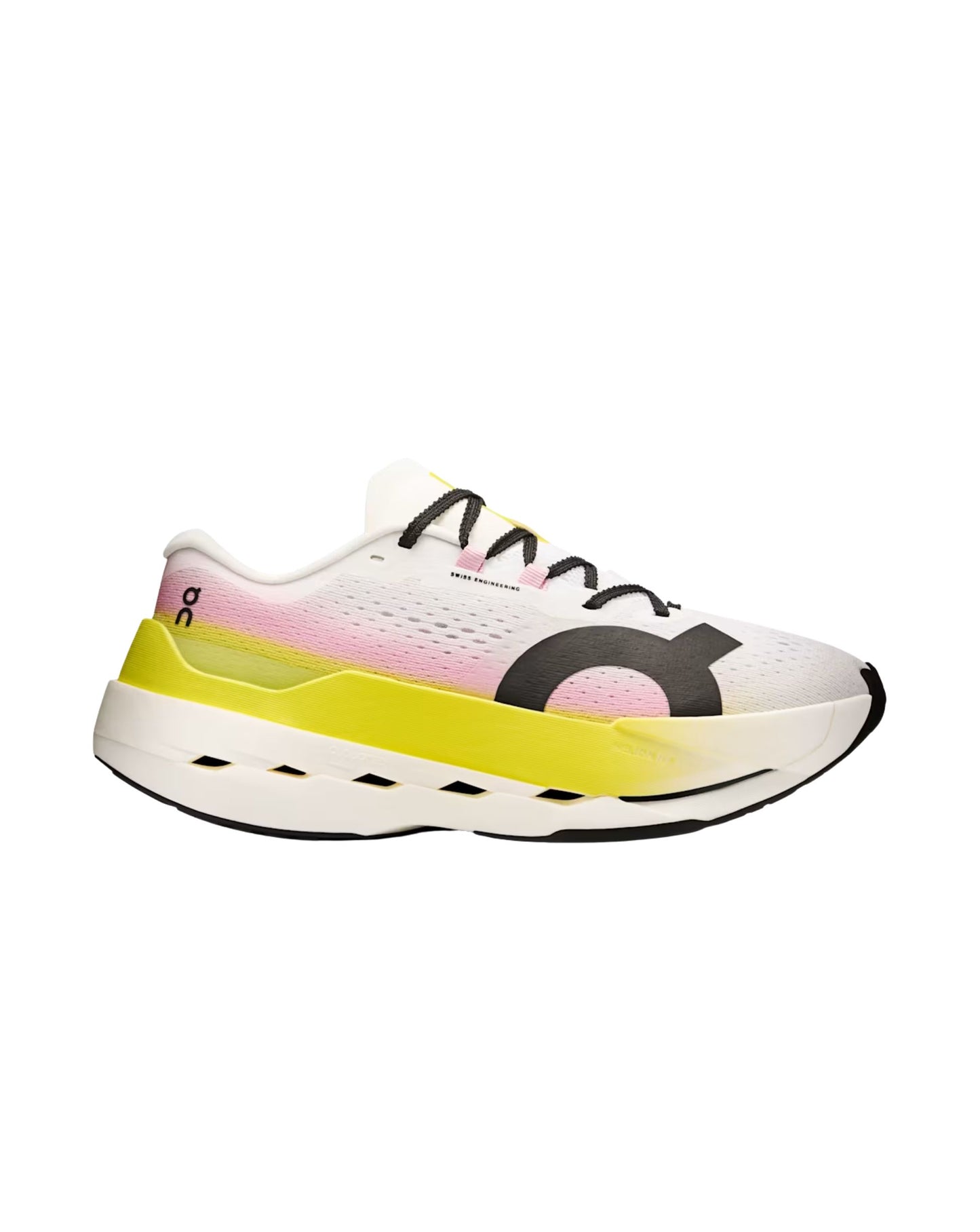 On Women's Cloudboom Max - Lime/Raspberry