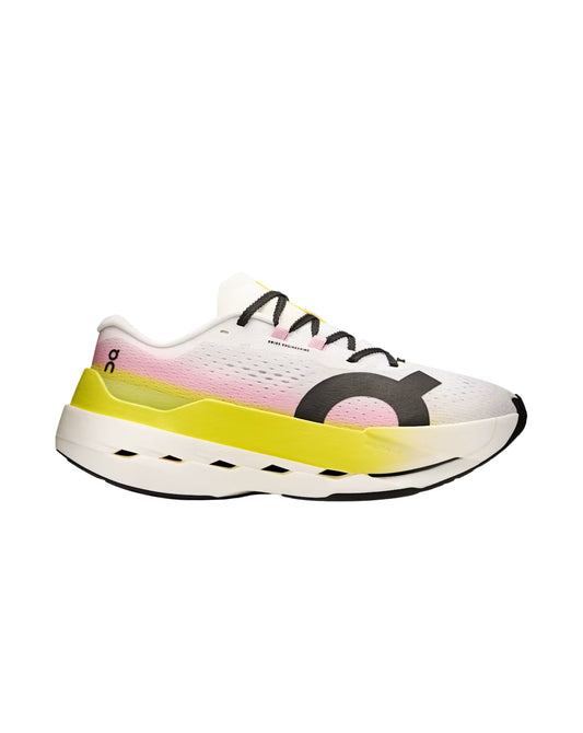 On Women's Cloudboom Max - Lime/Raspberry