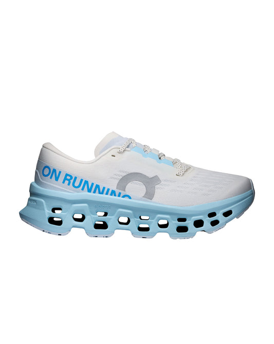 On Women's Cloudmonster 3 - Ivory/Topaz