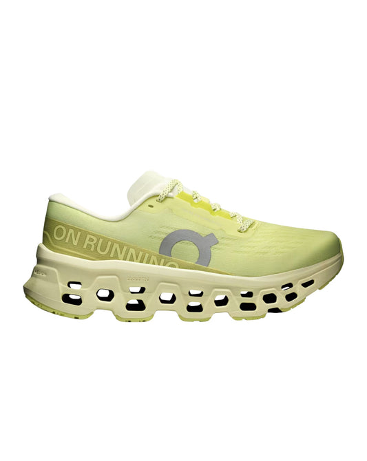 On Women's Cloudmonster 3 WIDE - Limelight/Seedling