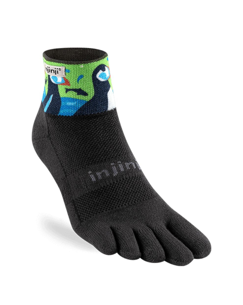 Injinji Men's Artist Designed Trail Mini-Crew Socks