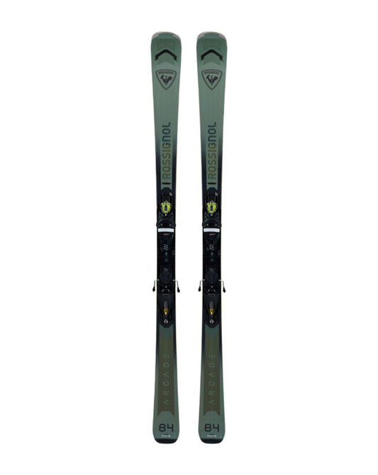 Rossignol Arcade 84 + K SPX 12 Men's Skis - Black/Yellow