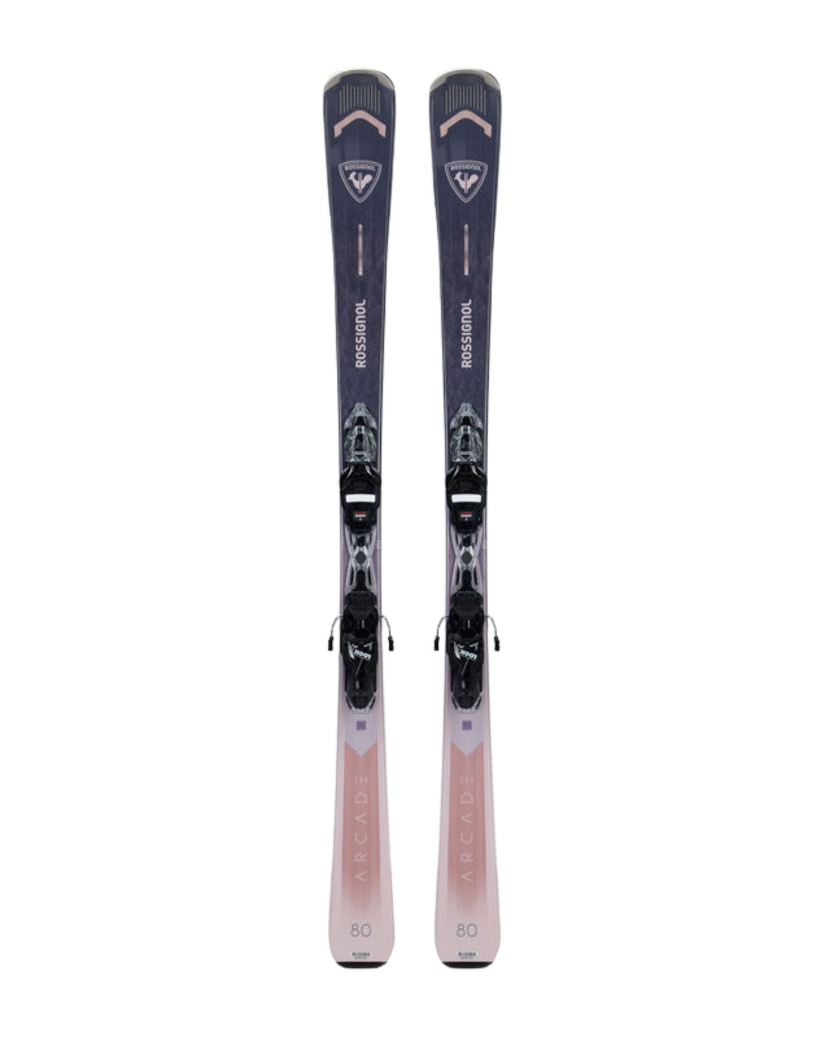 Rossignol Arcade 80 + XP10 Women's Skis - Shiny Black