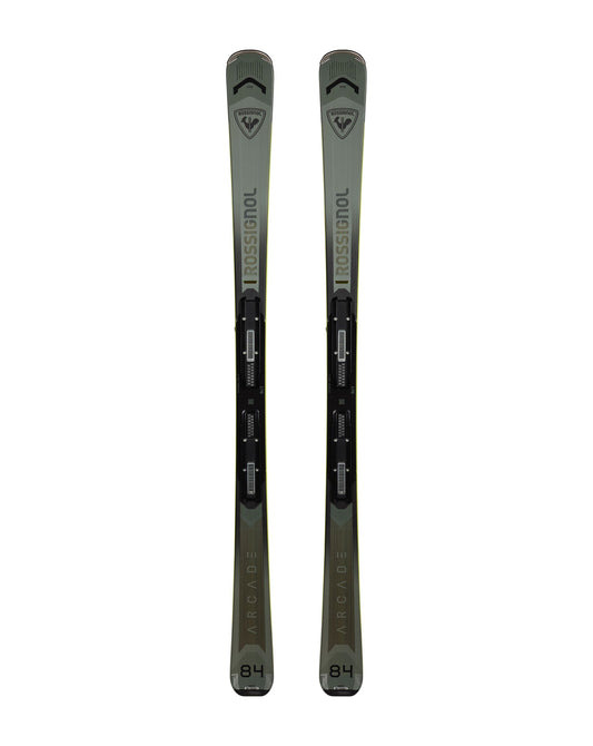 Rossignol Arcade 84 + K SPX 12 Men's Skis - Black/Yellow