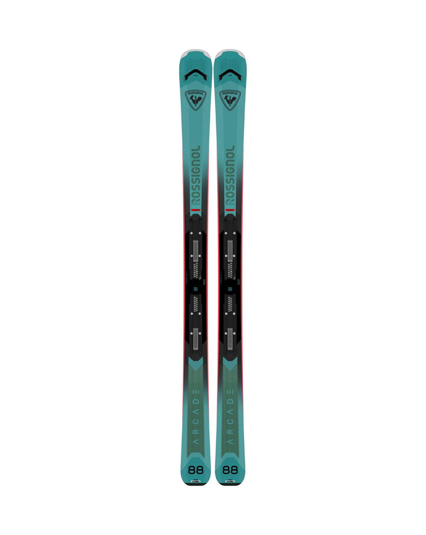 Rossignol Arcade 88 + K SPX12 Men's Skis - Blue Steel