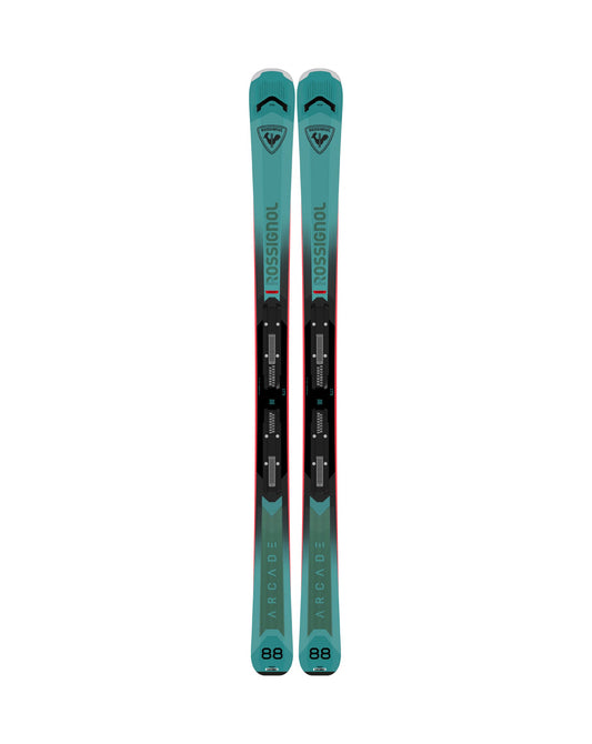 Rossignol Arcade 88 + K SPX12 Men's Skis - Blue Steel
