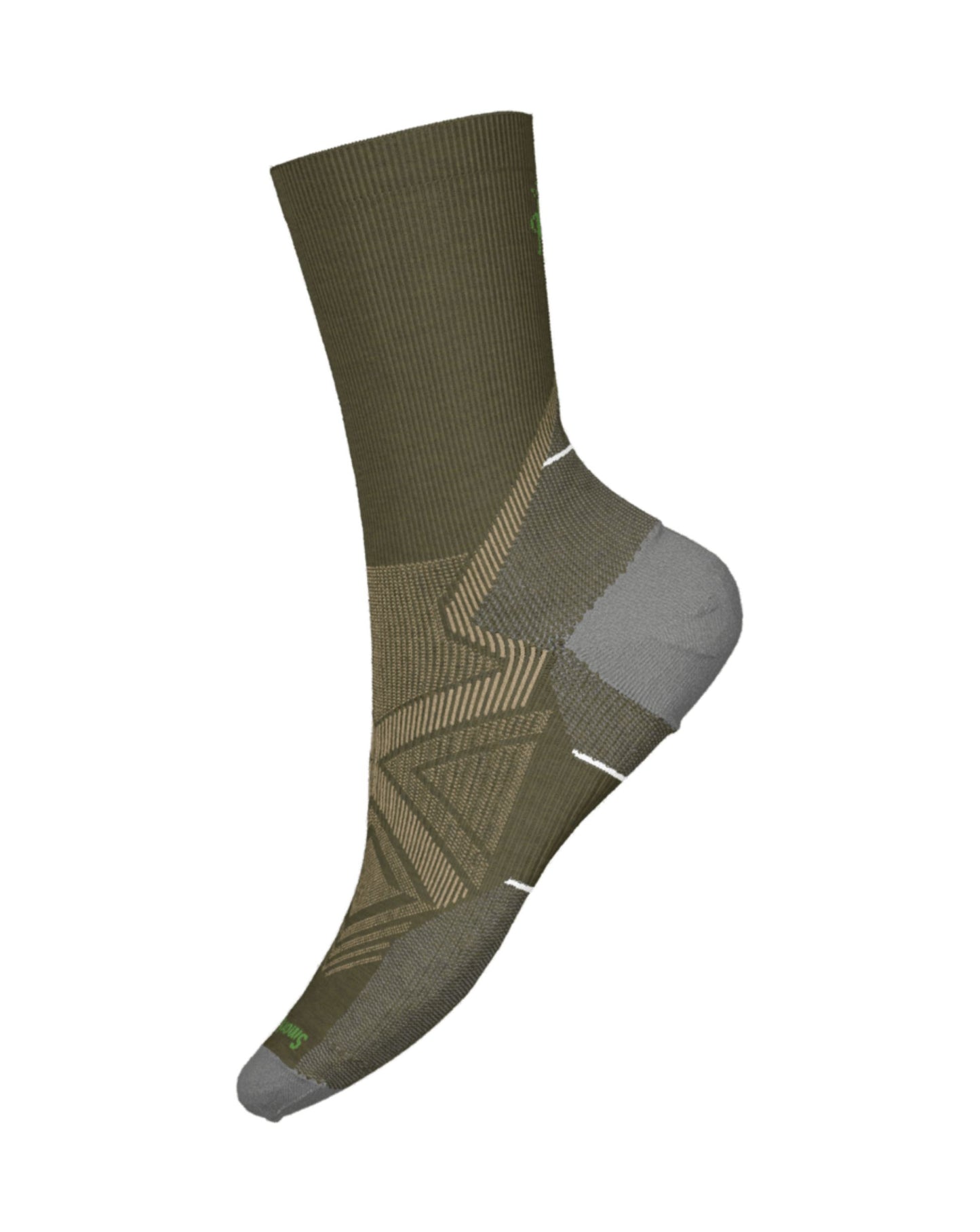 Smartwool Men's Run Zero Cushion Mid Crew Socks