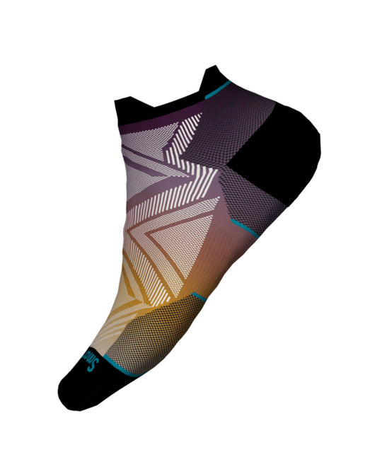 Smartwool Women's Run Zero Cushion Ombre Print Low Ankle Socks