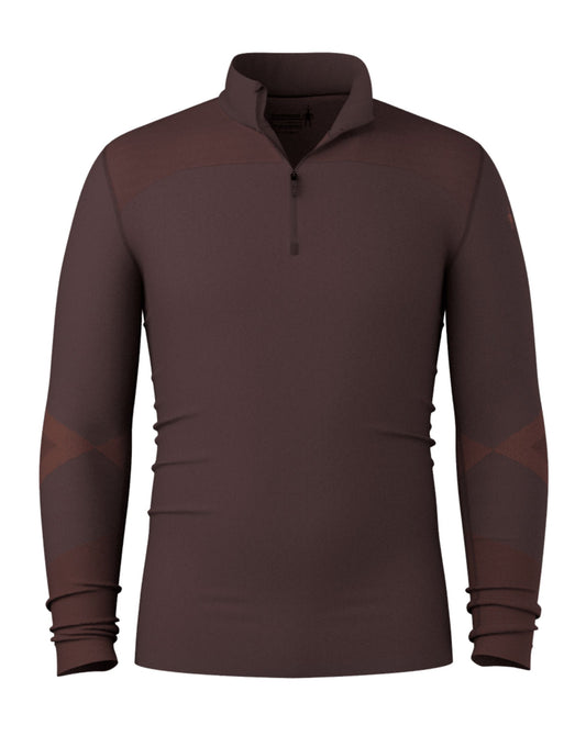 Smartwool Men's Intraknit Thermal Colourblock 1/4 Base layer Top