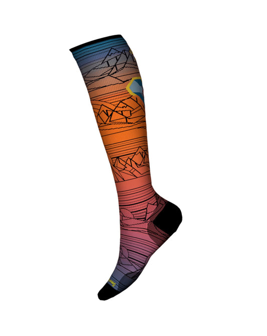 Smartwool Ski ZC Geo Peaks Over The Calf Ski Socks