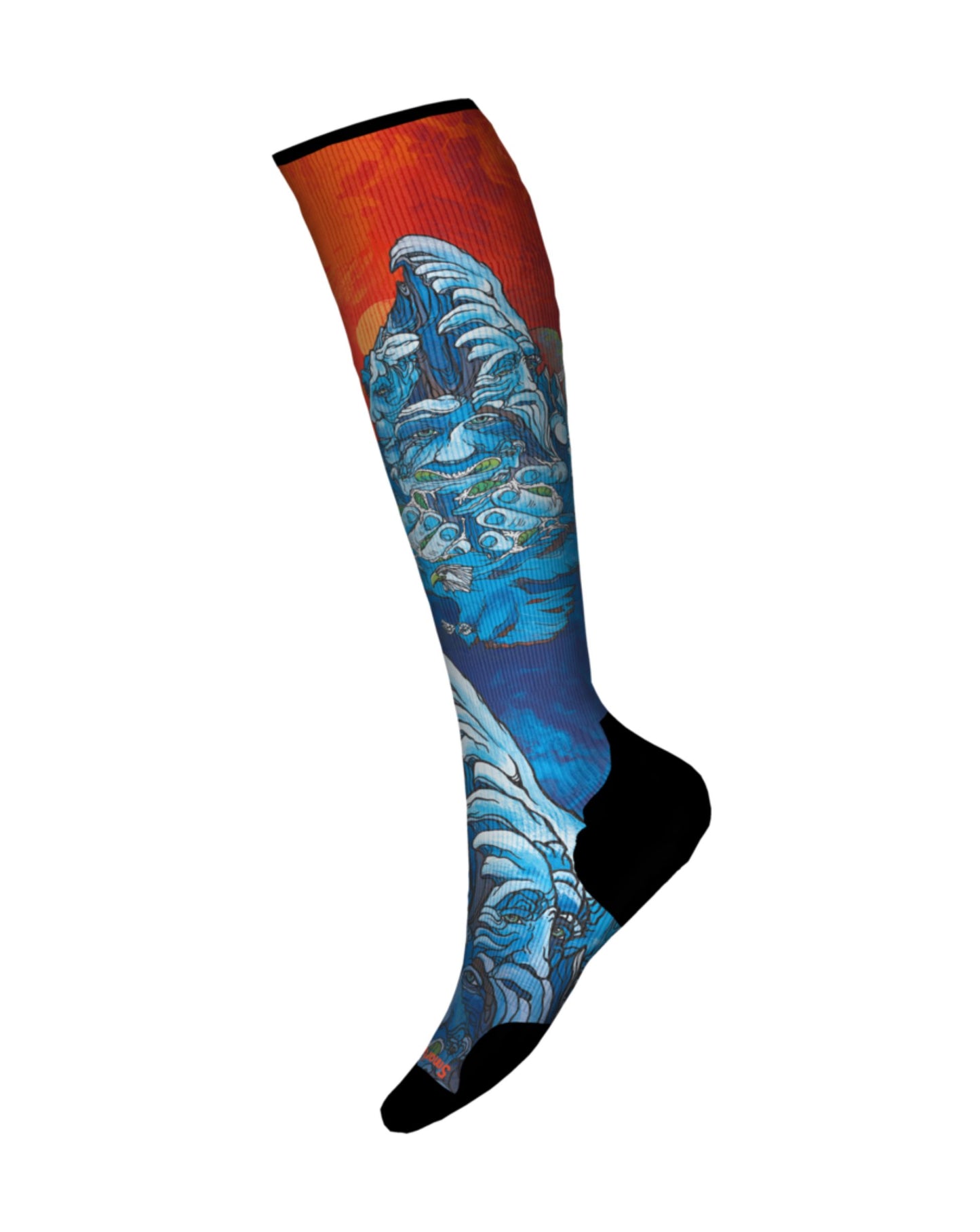 Smartwool Men's Ski Targeted Cushion Winter Haze Over The Calf Socks
