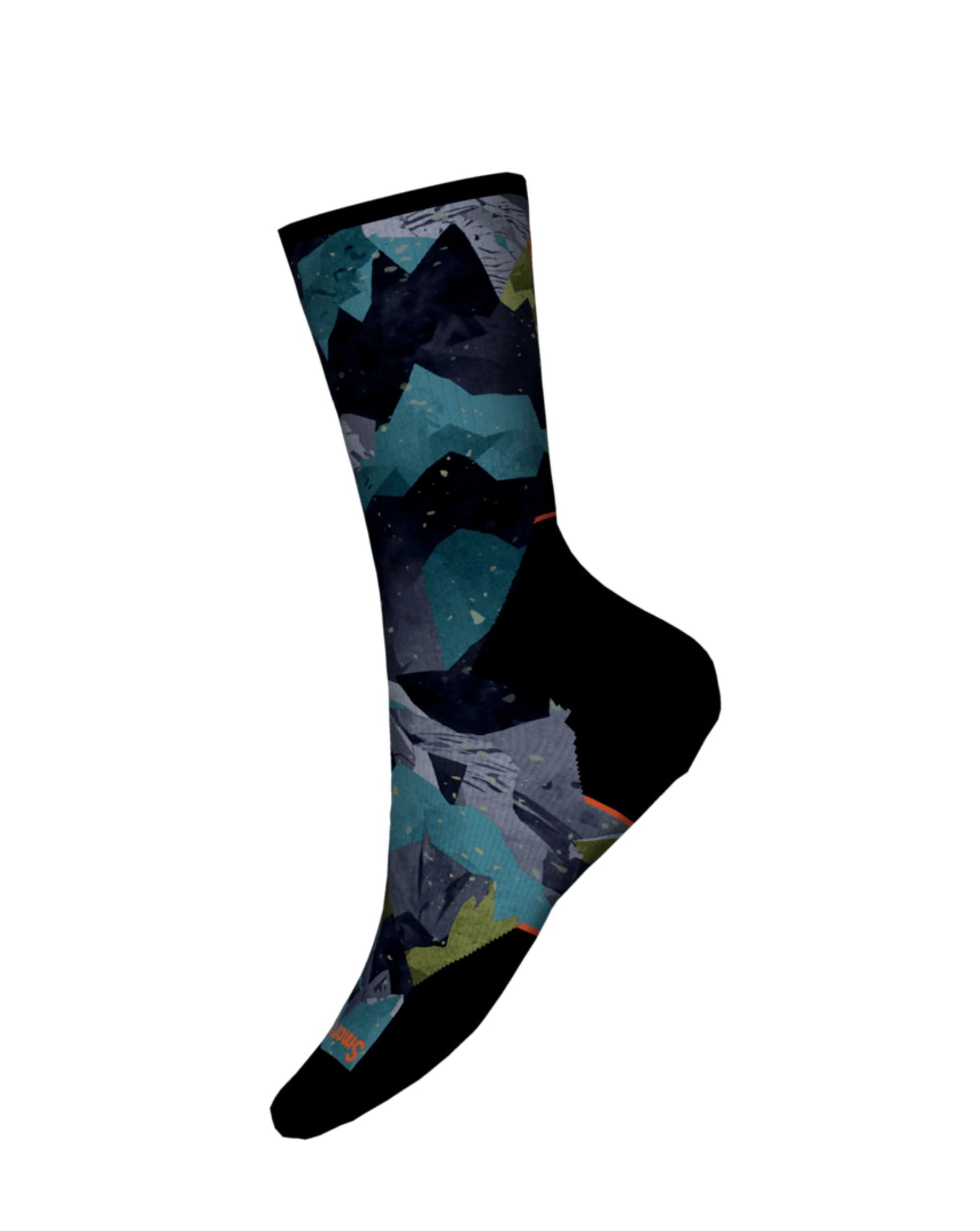 Smartwool Men's Trail Run Sector Print Crew Socks