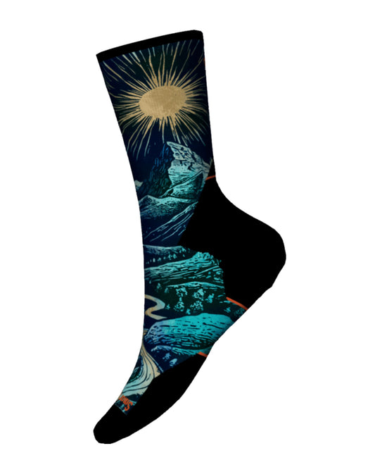 Smartwool Men's Trail Target Cushion Treeline Print Crew Socks