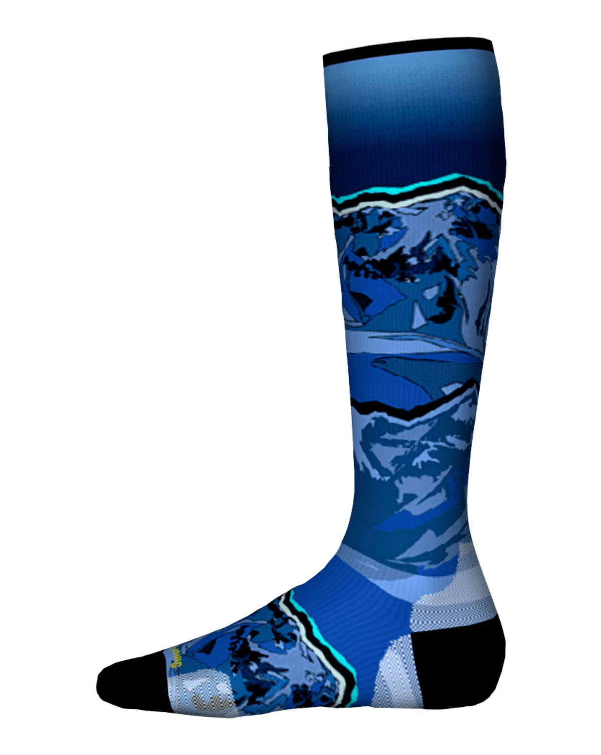 Smartwool Zero Cushion Storm Peak Over The Calf Kid's Ski Socks