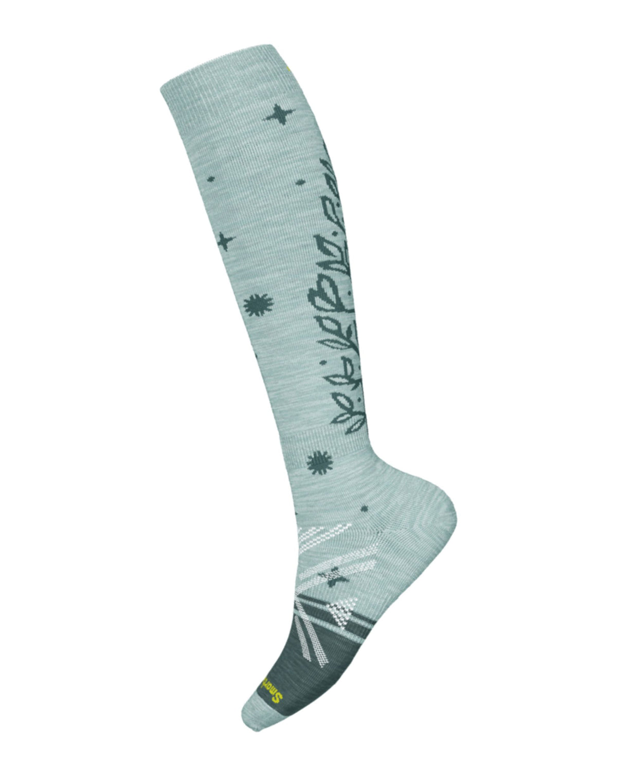 Smartwool Full Cushion Ice Blossom Over The Cushion Women's Ski Socks