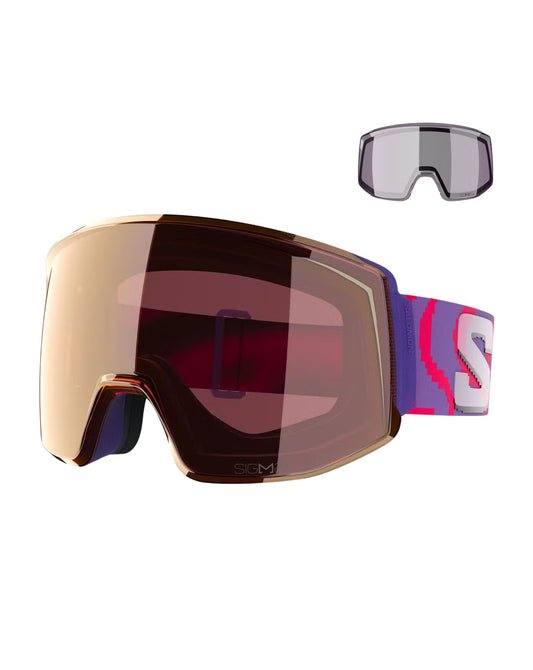 Salomon Skarn Prime Sigma Ski Goggles - Ultraviolet/Copper