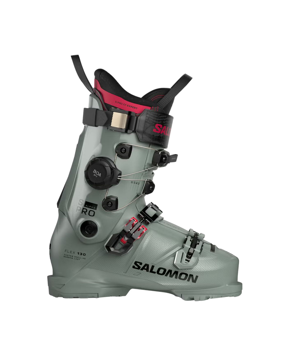 Salomon S/Pro Alpha C BOA 130 Men's Ski Boots - Wrought Iron