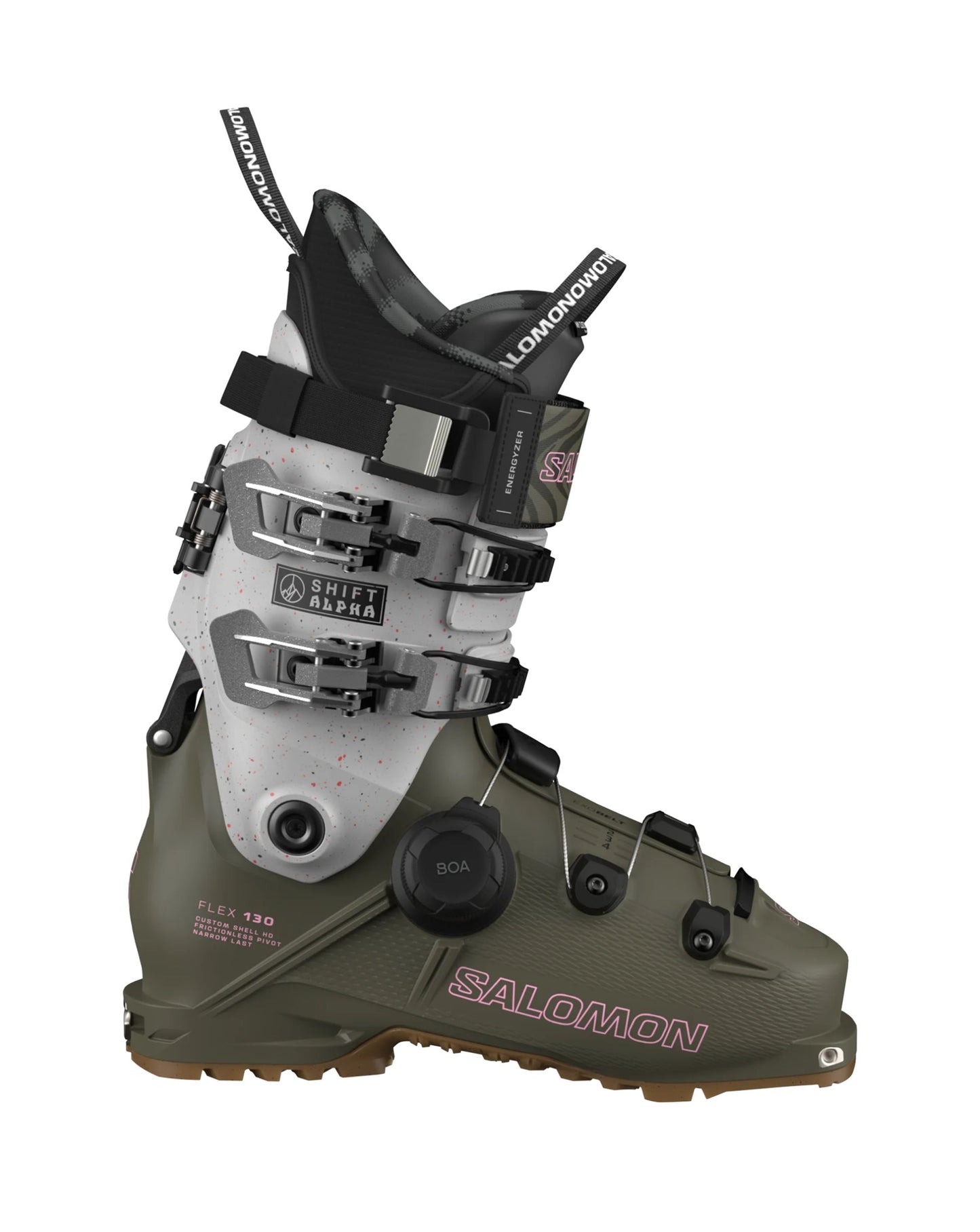 Salomon Shift Alpha BOA 130 Men's Ski Boots - Grape Leaf