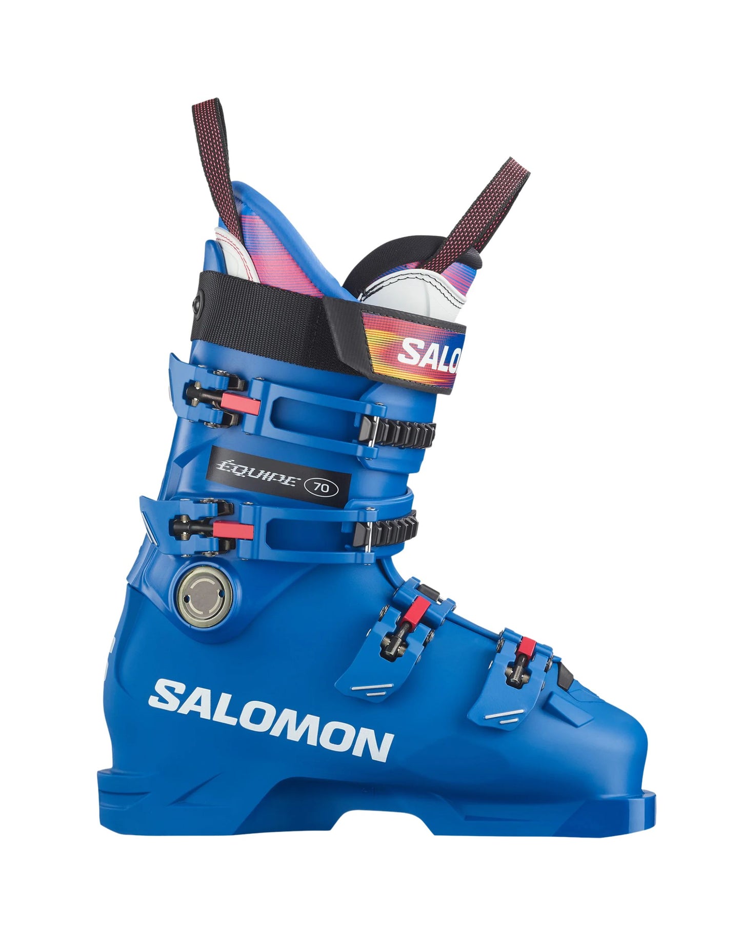 Salomon Equipe 70 Race Ski Boots - Race Blue/White/Equipe Red