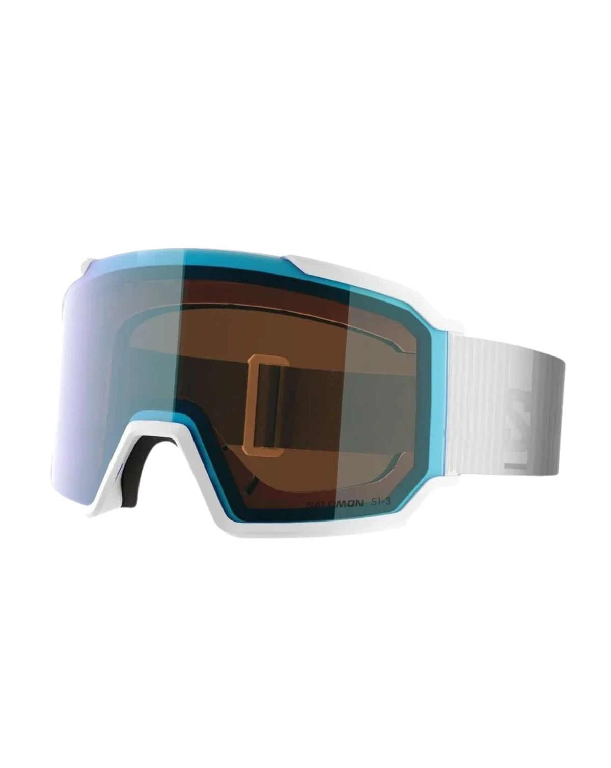 Salomon S/View 3 LBF Photo Ski Goggles - White/Blue