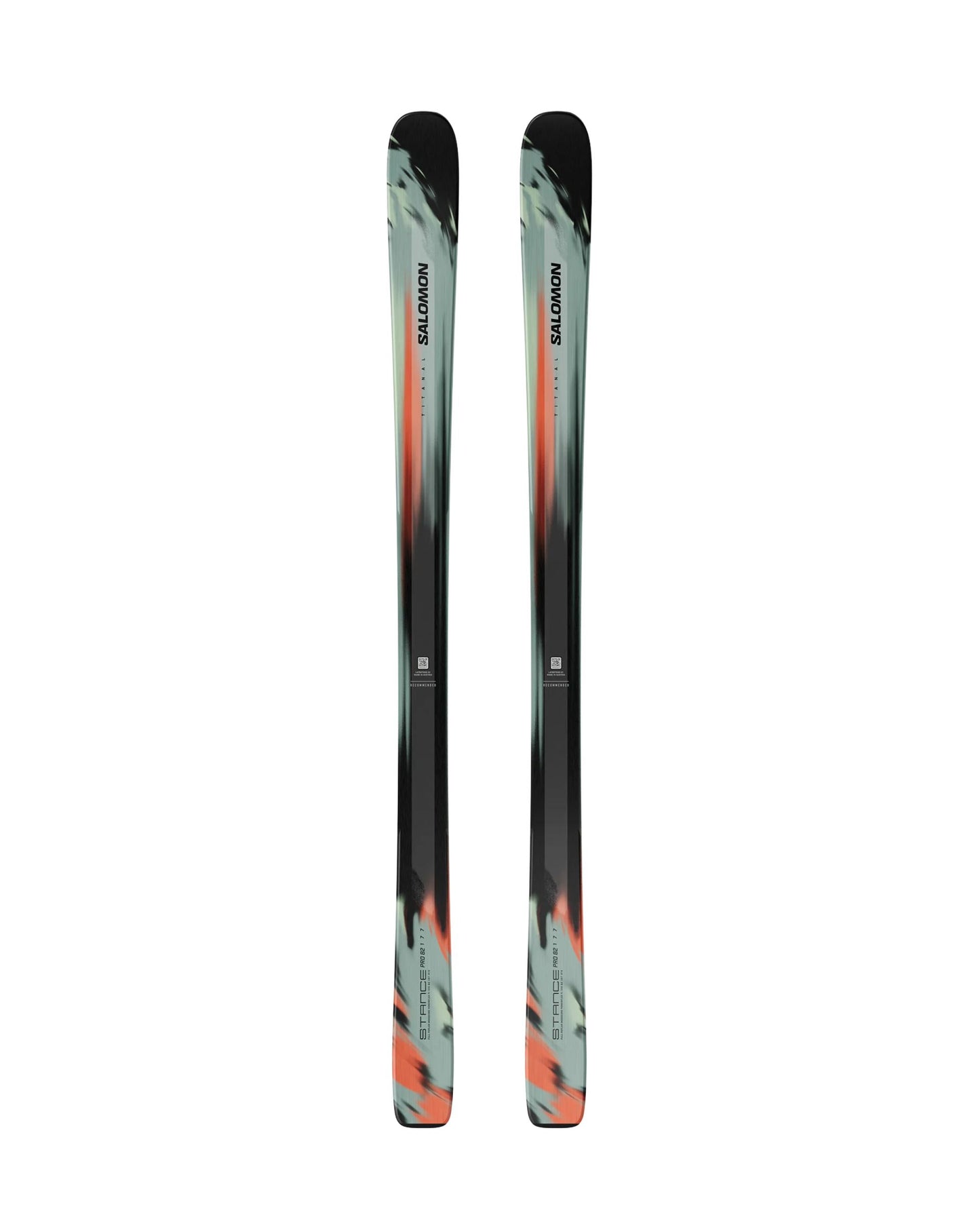Salomon Stance Pro 82 Men's Skis -Iceberg Green