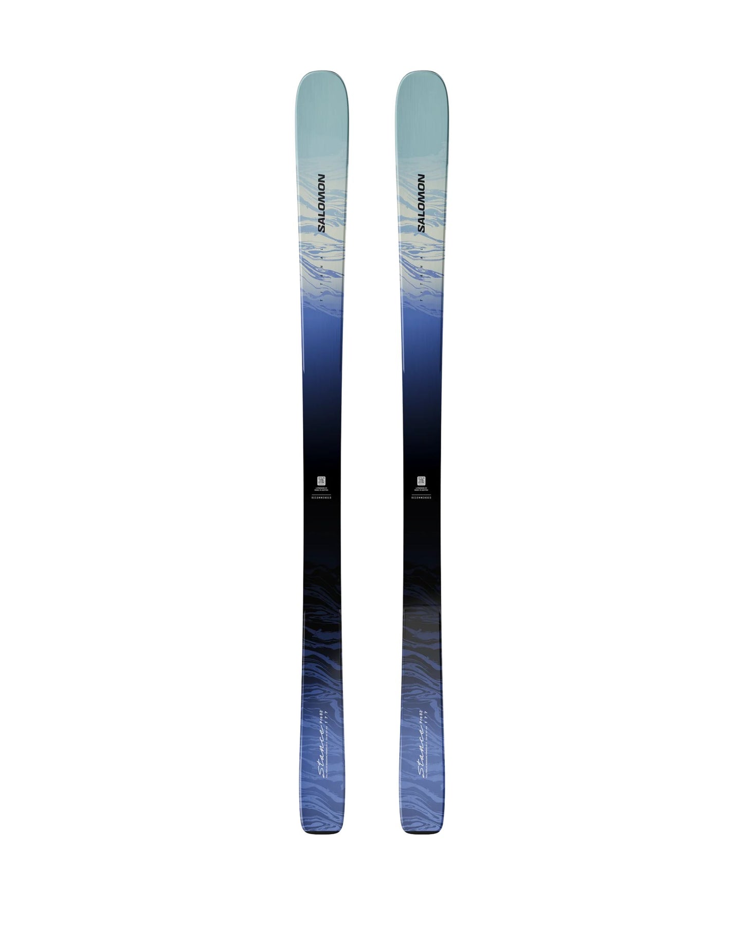 Salomon Stance Pro 82 Women's Skis - Aruba Blue