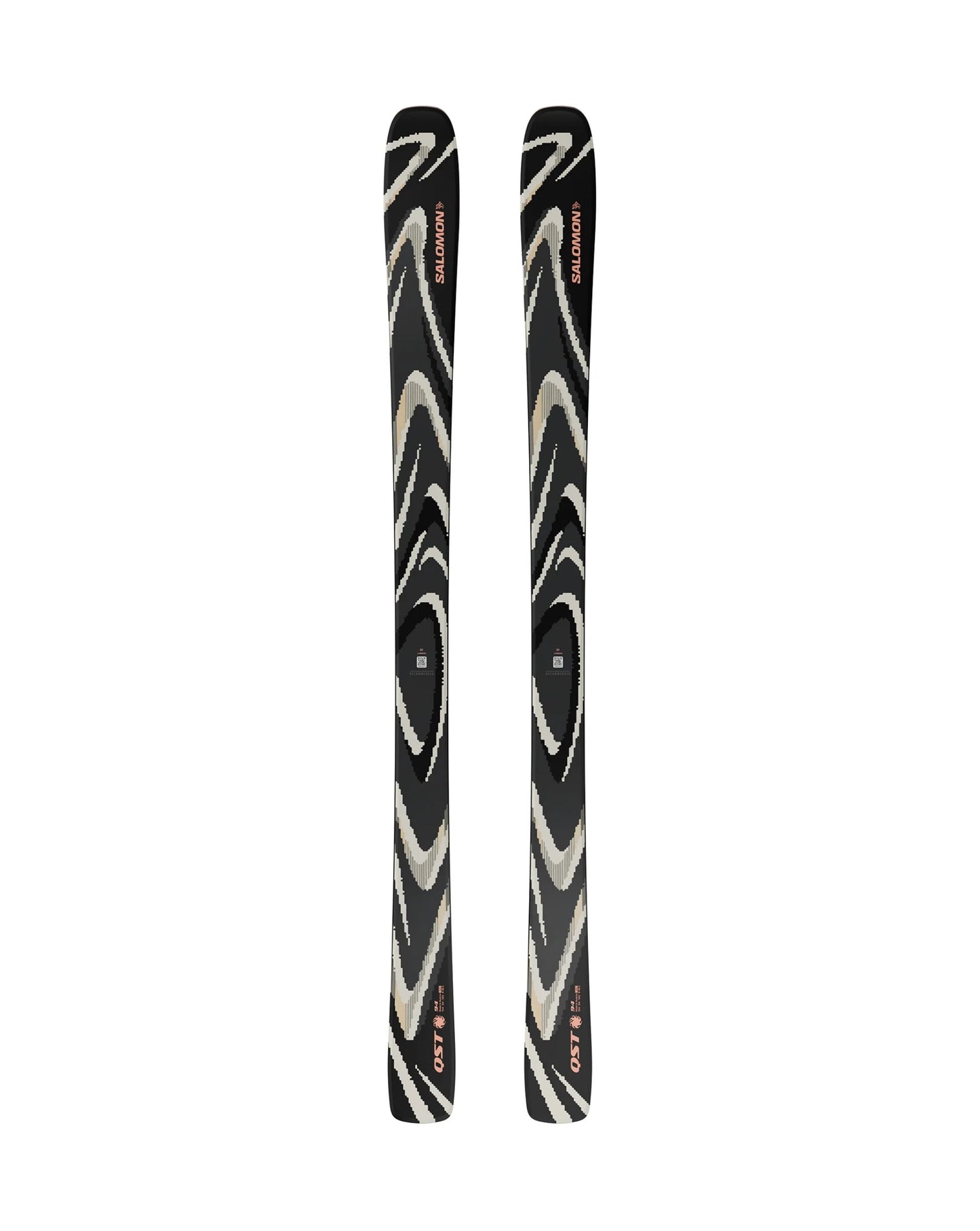 Salomon QST 94 Men's Skis - Black/Almond Milk