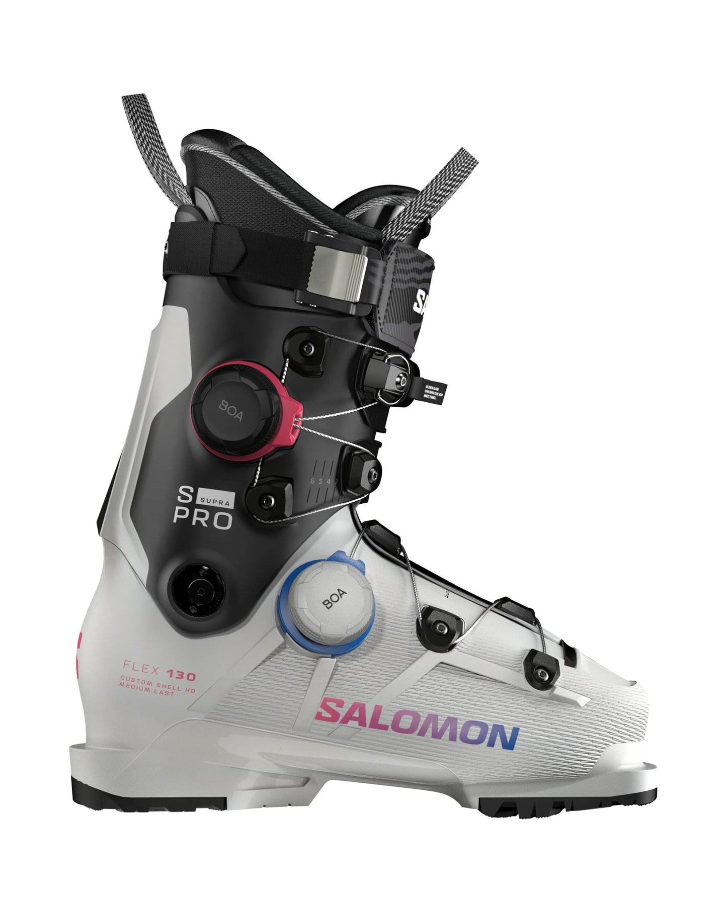 Salomon S/Pro Supra Dual Boa 130 Men's Ski Boots - Aurora Grey