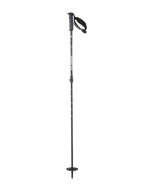 Salomon Steep Vario S3 Ski Poles - Black Ebony