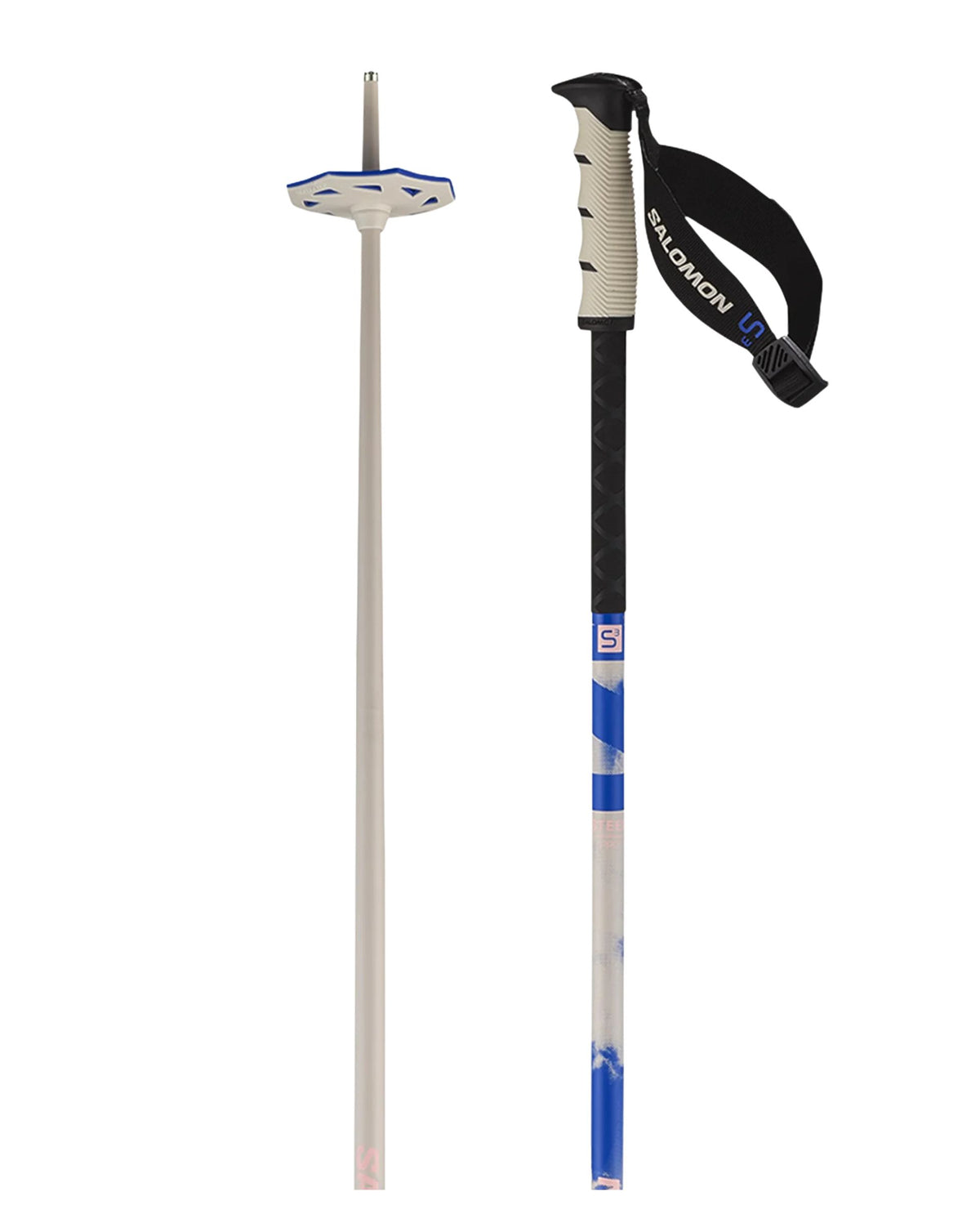 Salomon Steep Pro S3 Poles - Rainy Day Race Blue