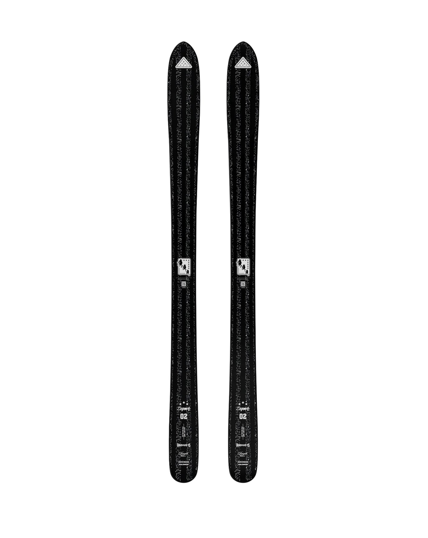 Salomon depart.02 Men's Skis - Black/Glitter
