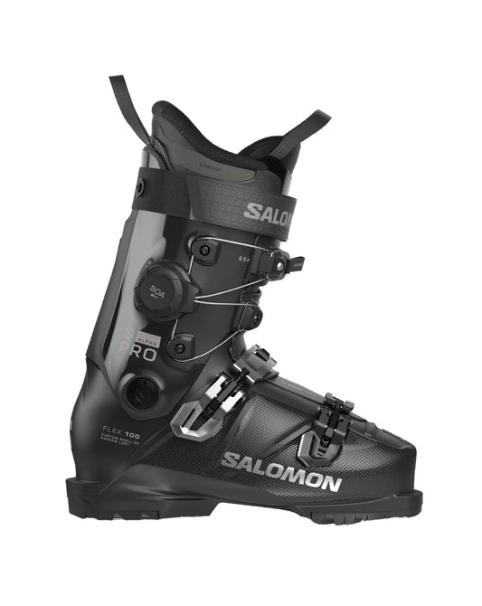 Salomon S/Pro Alpha C BOA 100 Men's Ski Boots - Black/Dark Grey