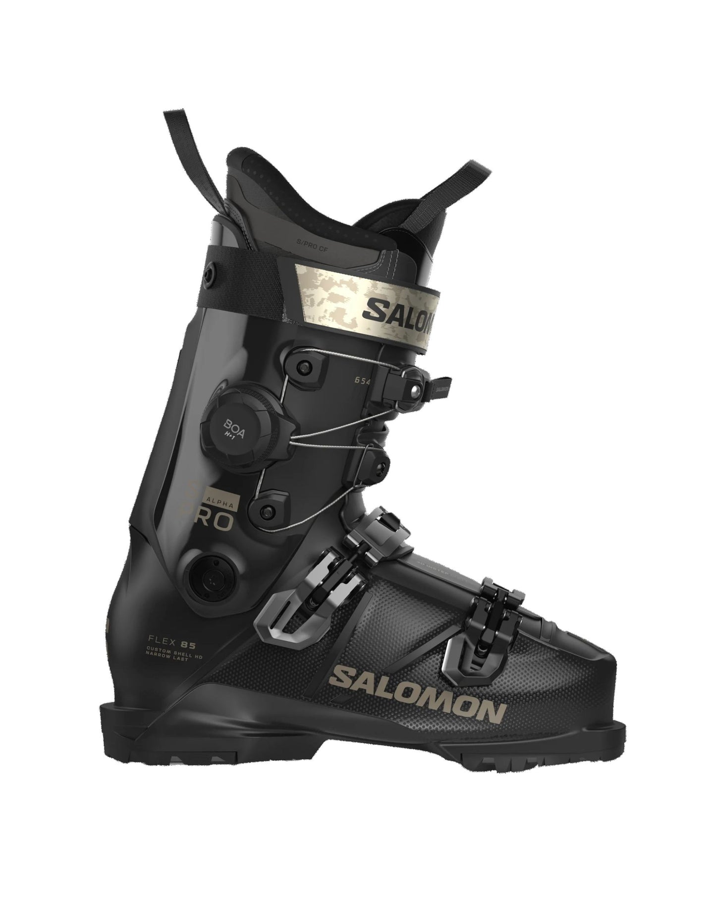 Salomon S/Pro Alpha C BOA 85 Women's Ski Boots - Black/Dark Grey