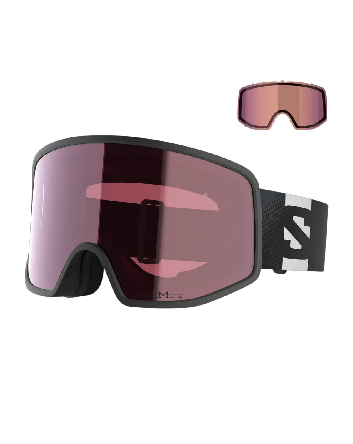 Salomon Sentry Pro Sigma Ski Goggles - Blk/SlvrPnk/LtBl