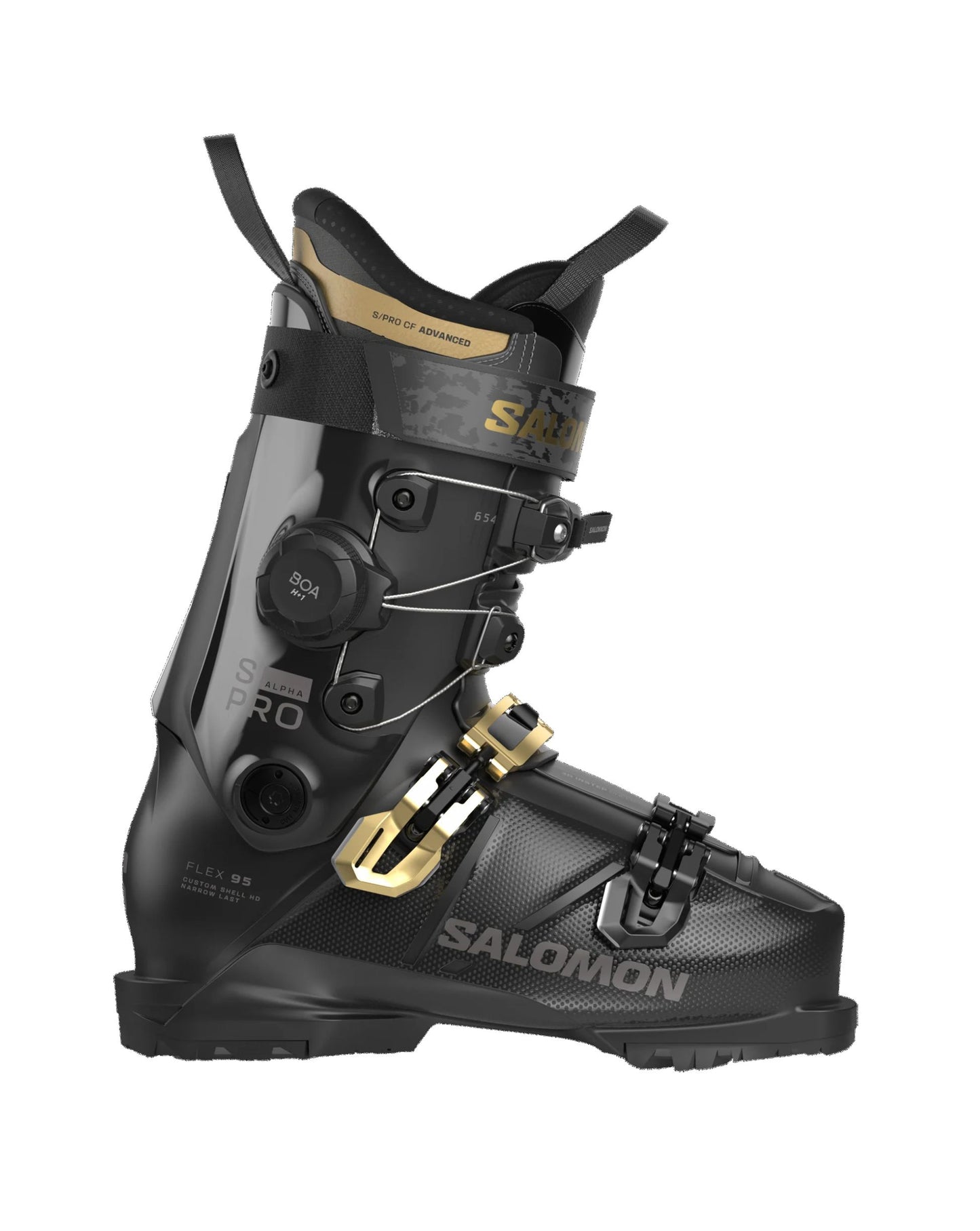 Salomon S/Pro Alpha C BOA 95 Women's Ski Boots - Black/Gold