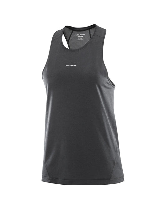 Salomon Women's SHAKEout Core Tank - Deep Black