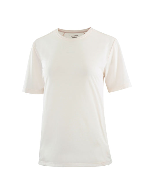 Salomon Women's SHAKEout Core Short Sleeve Tee - Whisper White