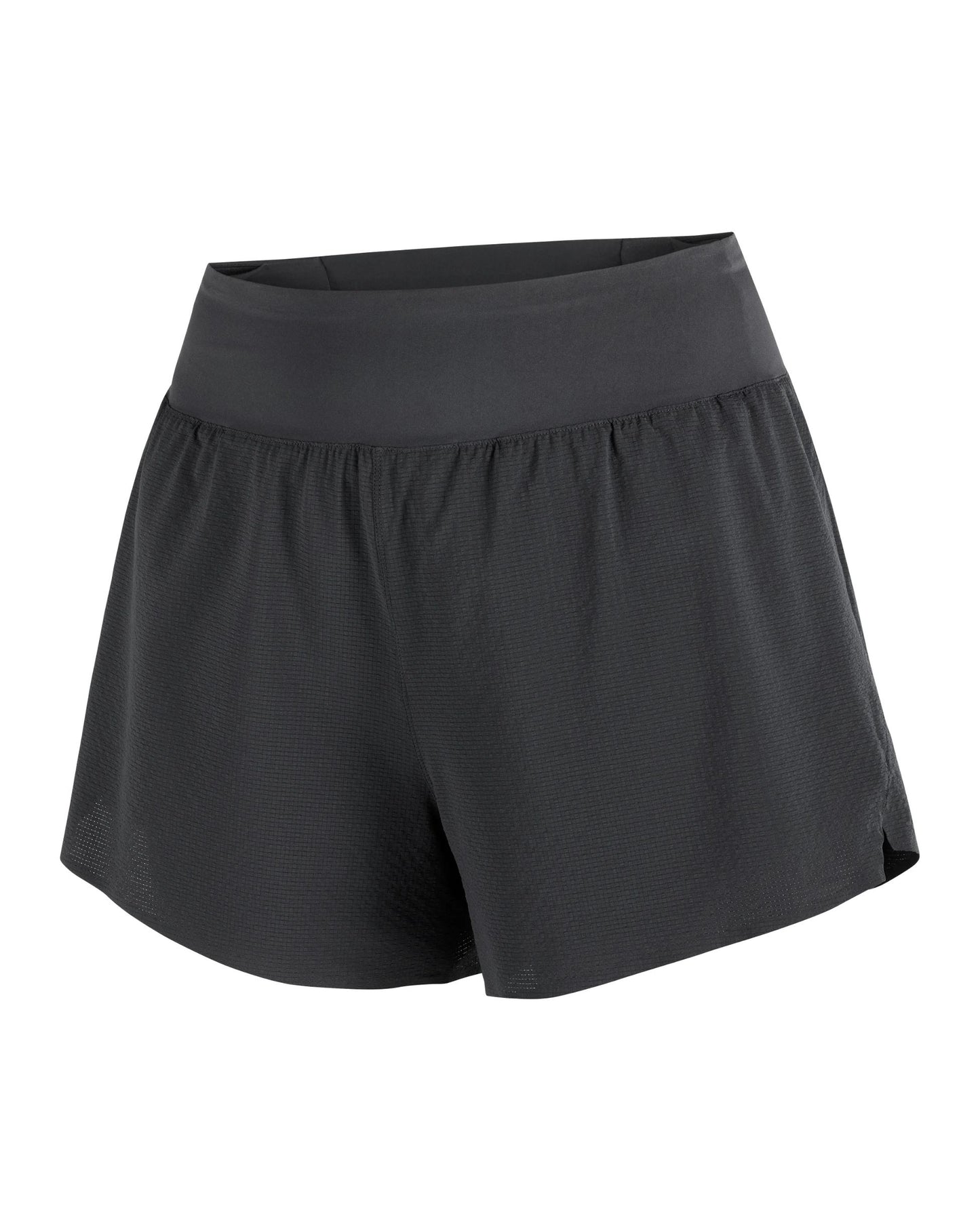 Salomon Women's Sense Aero Stow 4" Shorts - Deep Black