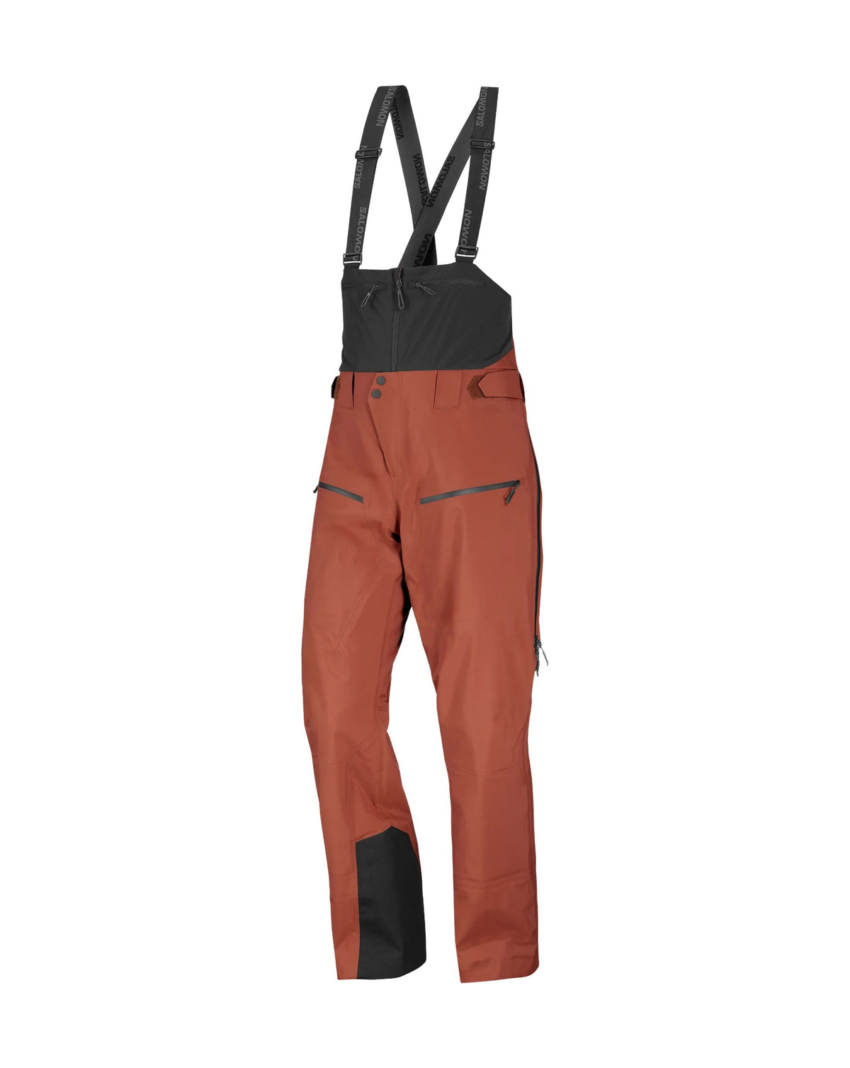 Salomon Moon Patrol GTX Bib Men's Ski Pant - Burnt Umber