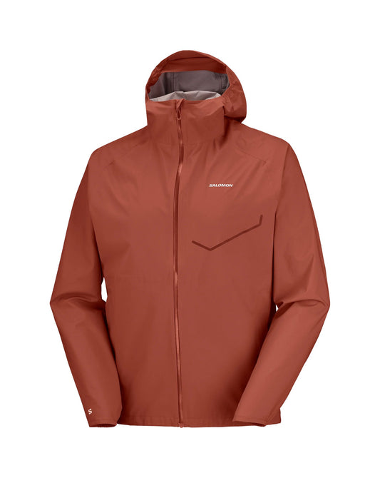 Salomon Men's Bonatti WP Jacket -Burnt Umber