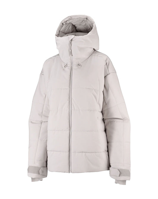 Salomon Whitelight Women's Ski Jacket -Silver Cloud
