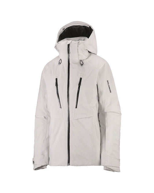 Salomon Brilliant 2.0 Women's Ski Jacket -Silver Cloud
