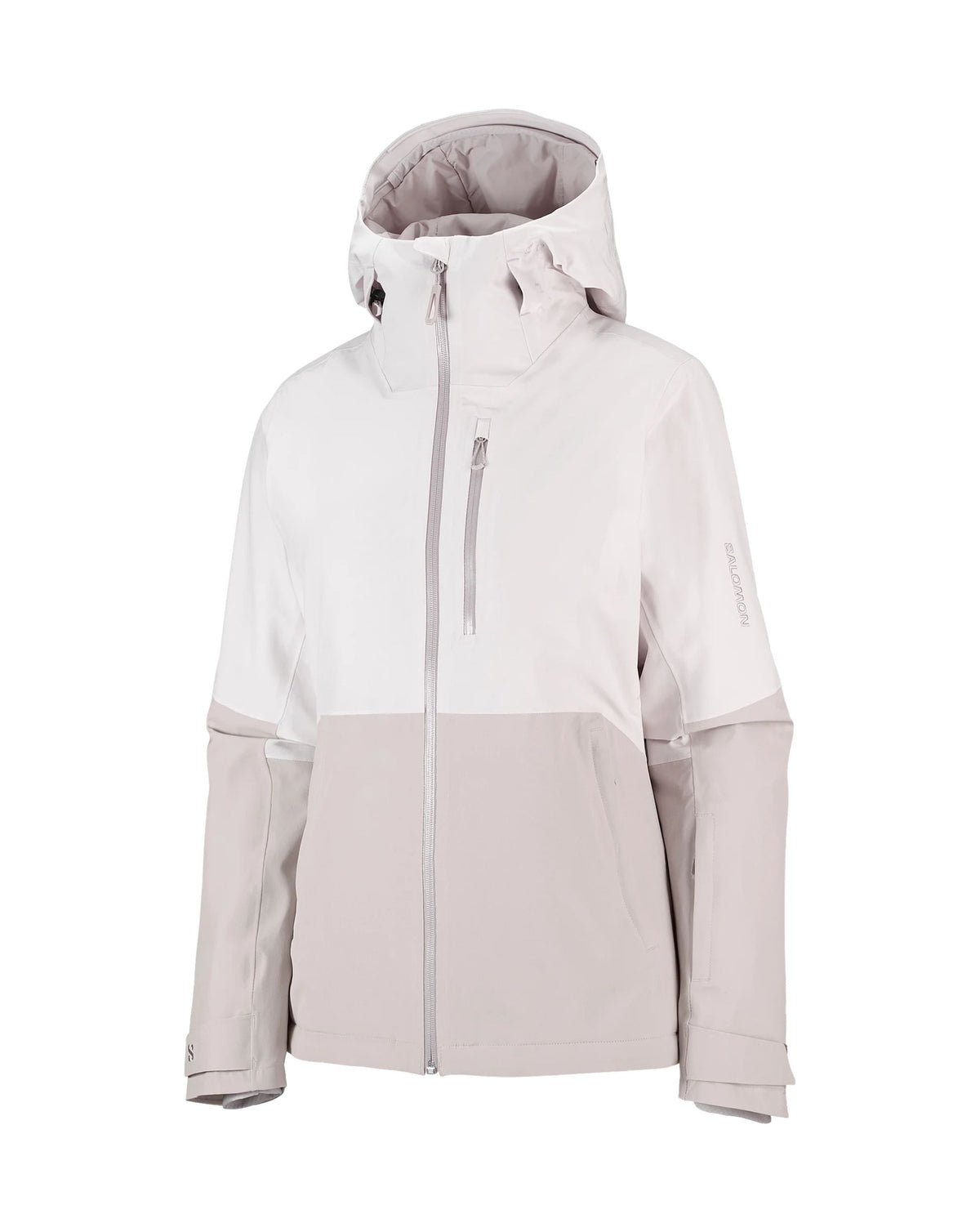 Salomon Highland Women's Ski Jacket - White Sand