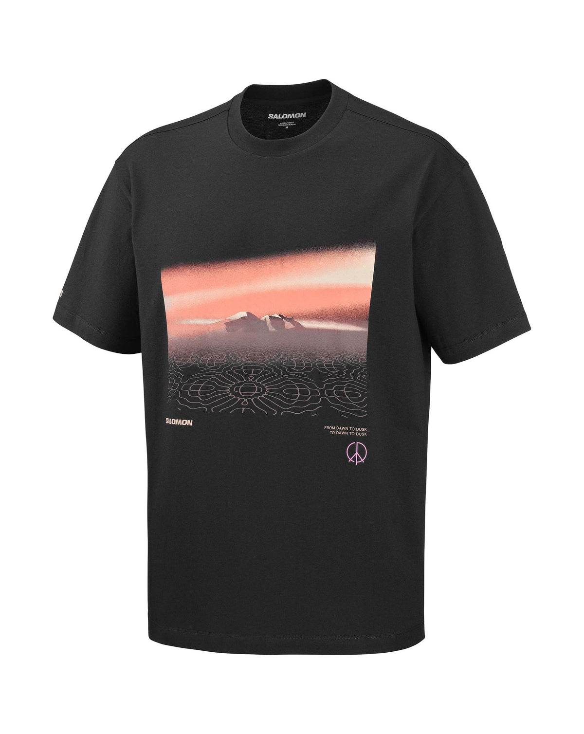Salomon Unisex Shortney Short Sleeve Tee - Deep Black