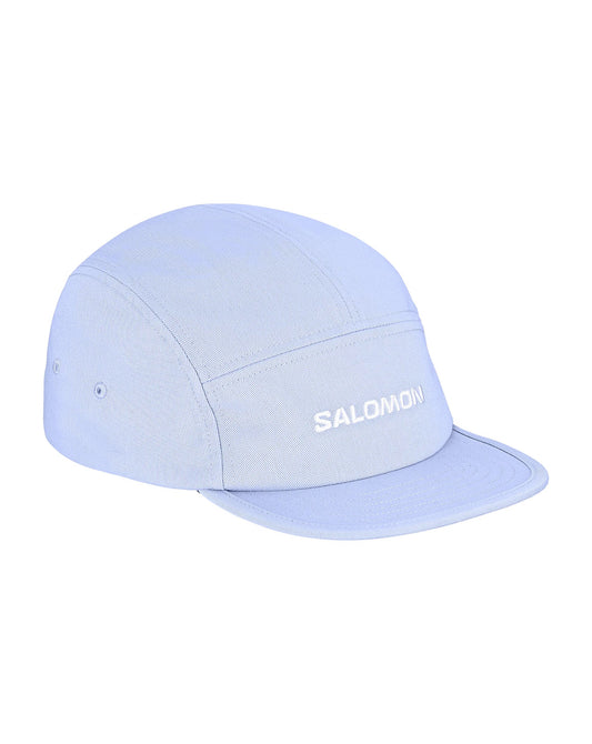 Salomon Logo 5 Panel Cap - Brunnera Blue