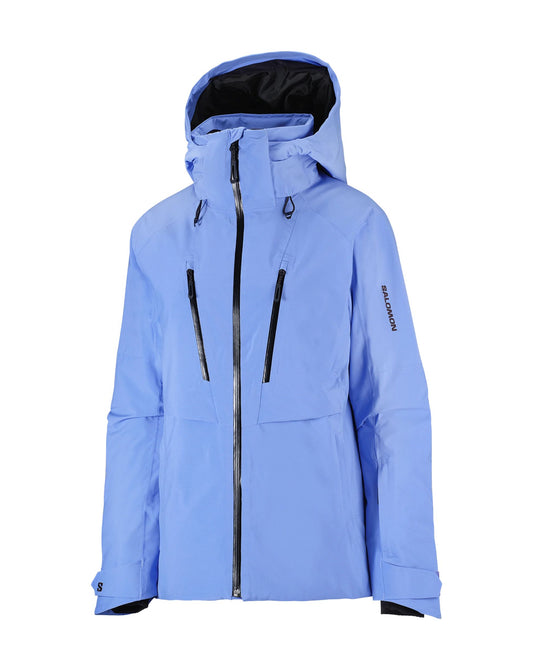 Salomon Brilliant 2.0 Women's Ski Jacket -Wedgewood