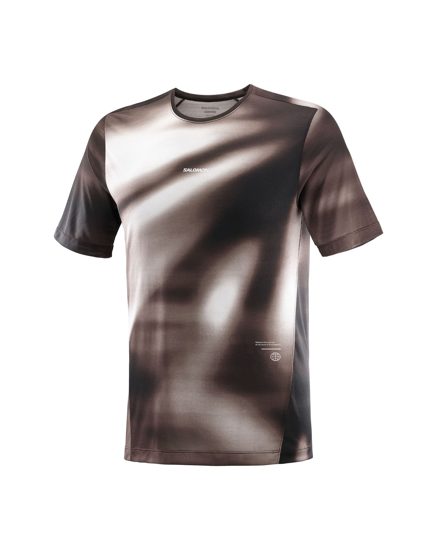 Salomon Men's SHAKEout Core Short Sleeve Tee Graphix - Coffee Bean/Iron *SALE*