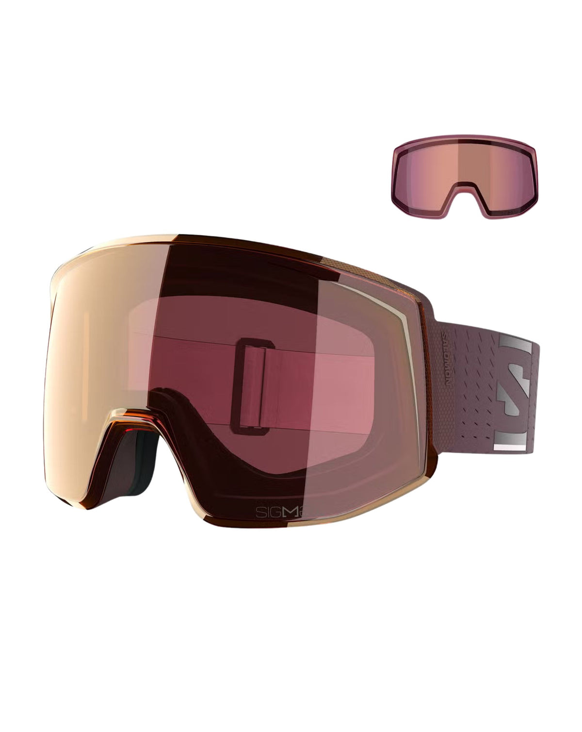 Salomon Skarn Prime Sigma Ski Goggles - Huckleberry/Copper