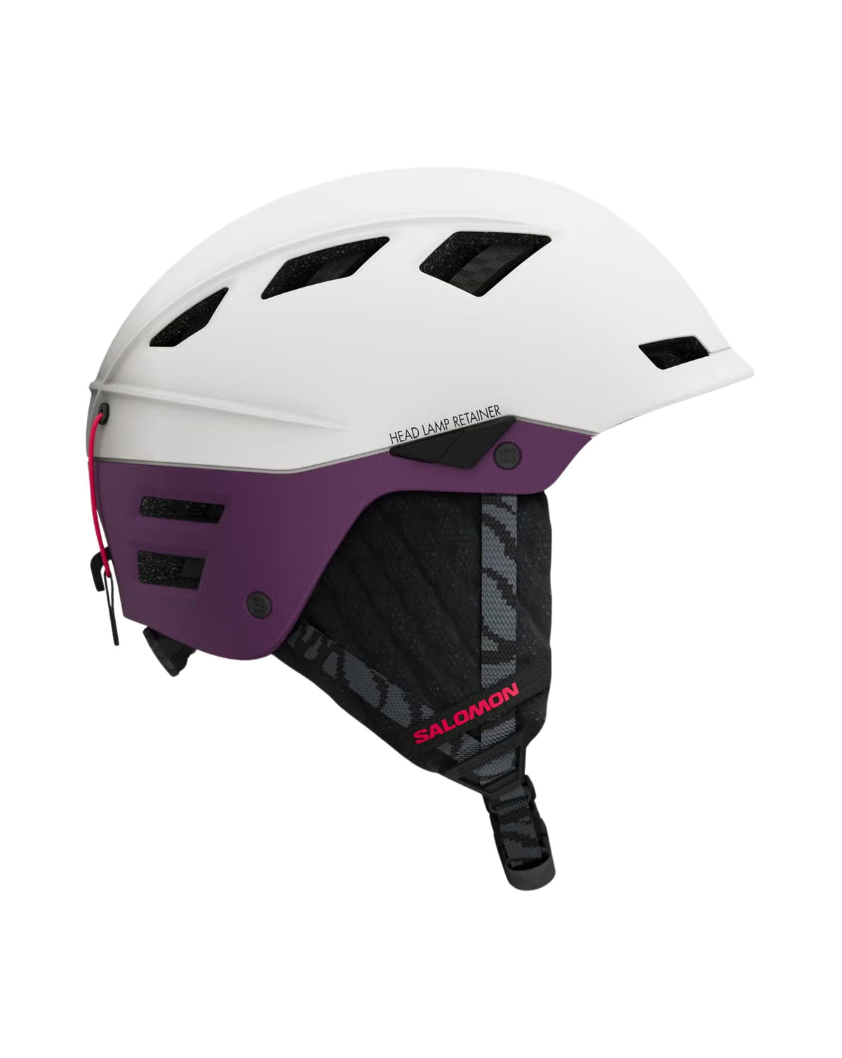 Salomon MTN Lab Ski Helmets - White/Pansy